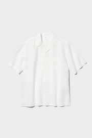 Plain Button Round Shirt